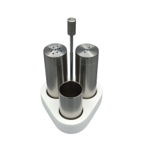 Üçgen tuzluk seti(Mat Paslanmaz)